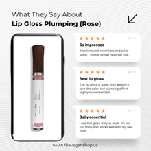 Load image into Gallery viewer, Lip Gloss (Gradual Plumping - Rose) - The Vegan Shop (Bestseller)