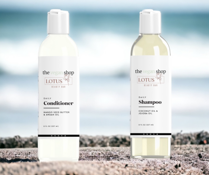 Vegan Hair Care featuring the Daily Shampoo & Daily Conditioner Duo
