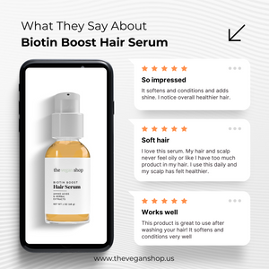 Biotin Boost Hair Serum - The Vegan Shop + Lotus Beauty Bar