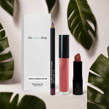 Load image into Gallery viewer, Lip Kit - Life’s A Peach - The Vegan Shop
