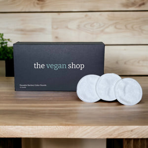 Reusable Bamboo Cotton Rounds - The Vegan Shop