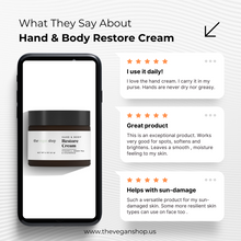 Load image into Gallery viewer, Hand &amp; Body Restore Cream - The Vegan Shop
