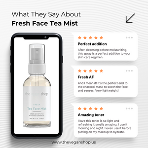 Fresh Face Tea Mist - The Vegan Shop (Bestseller)