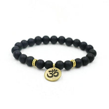 Load image into Gallery viewer, Yoga Bracelets Black Beaded with Spiritual Charms - 2025 New Products
