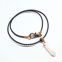 Load image into Gallery viewer, Vegan Friendly Wire Wrapped Pointed Crystal Necklace - 2025 New Products
