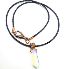 Load image into Gallery viewer, Vegan Friendly Wire Wrapped Pointed Crystal Necklace - 2025 New Products
