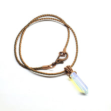 Load image into Gallery viewer, Vegan Friendly Wire Wrapped Pointed Crystal Necklace - 2025 New Products
