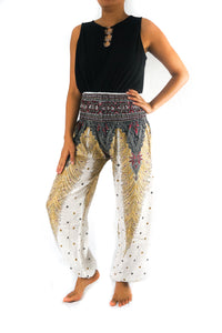 WHITE PEACOCK Women Boho Pants Hippie Pants Yoga - 2025 New Products