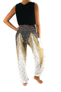 WHITE PEACOCK Women Boho Pants Hippie Pants Yoga - 2025 New Products