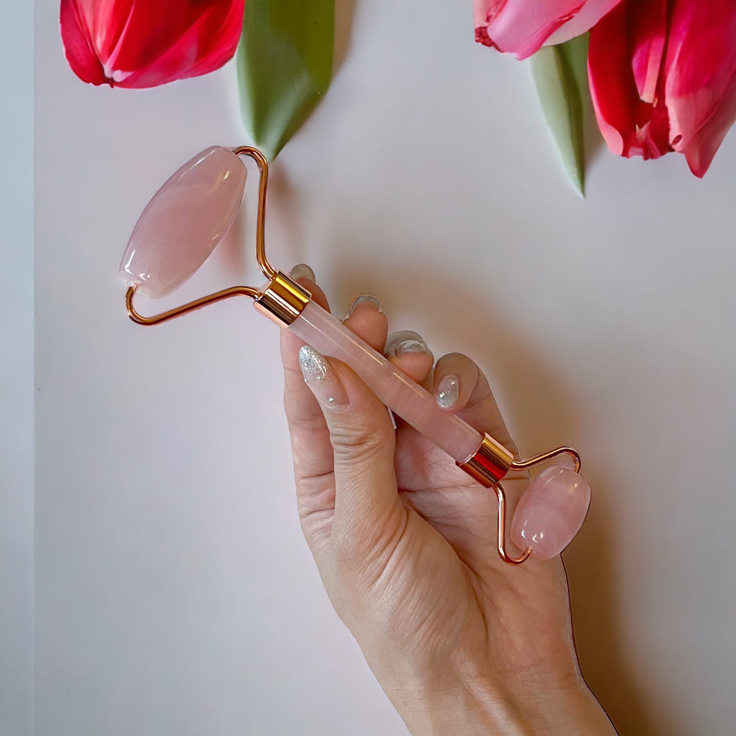 Rose Quartz Roller - The Vegan Shop