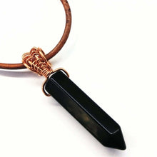 Load image into Gallery viewer, Vegan Friendly Wire Wrapped Pointed Crystal Necklace - 2025 New Products
