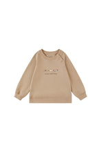 Load image into Gallery viewer, Toddler Organic French Terry Crew Neck Sweatshirt-Irish Cream
