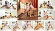 Load image into Gallery viewer, Snake Ladder – Montessori Climber for Kids 1-7 y.o. – Chocolate
