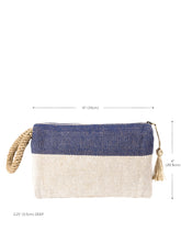 Load image into Gallery viewer, Block A Clutch - Blue Apparel
