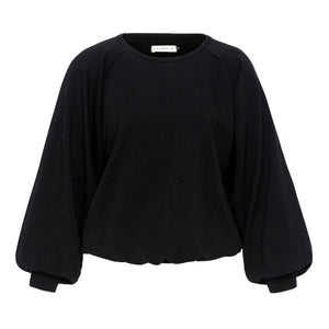 Haley Bamboo Fleece Sweaters, in Black Apparel