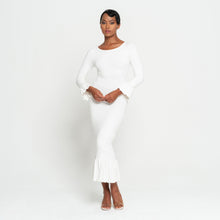 Load image into Gallery viewer, MARJORIE Bamboo Ruffle Dress, in Off-white Apparel
