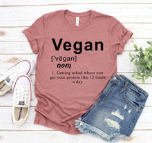 Load image into Gallery viewer, Vegan Definition T-shirt Apparel
