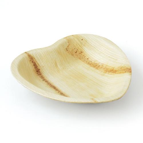Heart Palm Leaf Plates (Set of 10/50/100) -  FREE US Shipping