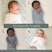 Load image into Gallery viewer, The Butterfly Swaddle: All-in-One Organic Swaddle, Sleep Sack and Transitioning System
