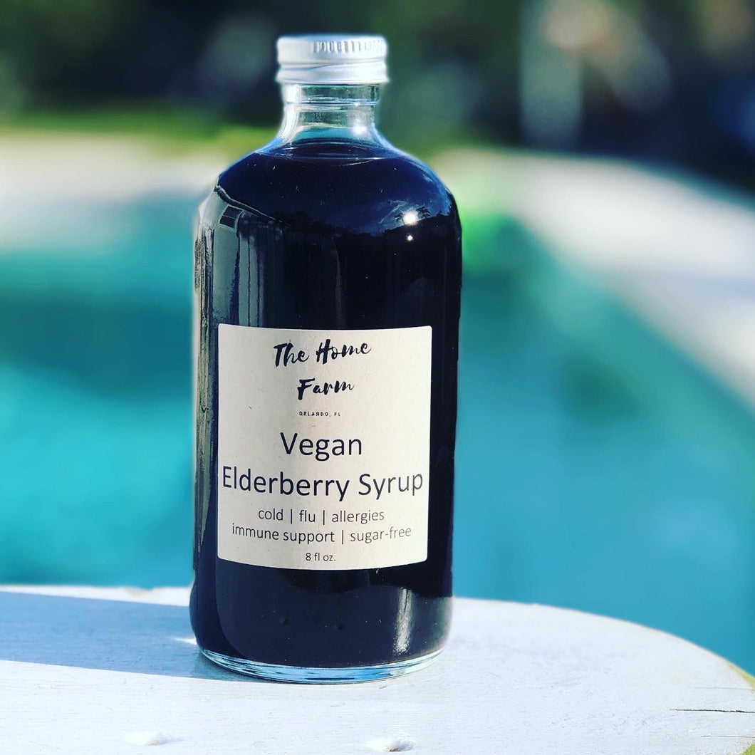 Vegan Elderberry Syrup
