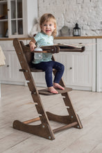 Load image into Gallery viewer, Growing Chair for Kids - Kitchen Helper with Tabletop – Beige
